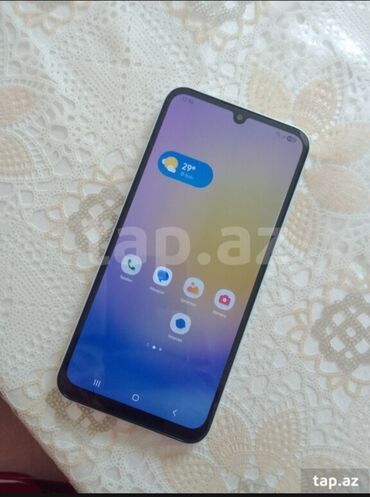 телефон fly кнопочный ts112: Samsung Galaxy A25, 256 GB, rəng - Ağ, Simsiz şarj, İki sim kartlı