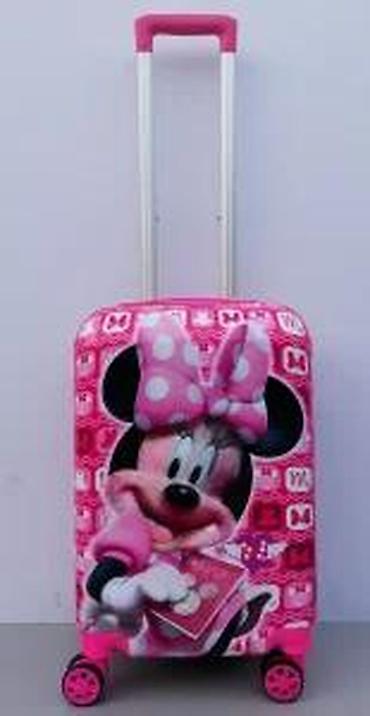 Rančevi, torbe i koferi: Dečiji set kofera Minnie Mouse – 3 dela, pink - Dizajn: živopisni — 19