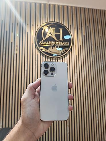 iphone 13 pro islenmis: IPhone 13 Pro, 128 GB, Qızılı, Zəmanət, Simsiz şarj, Face ID — 1