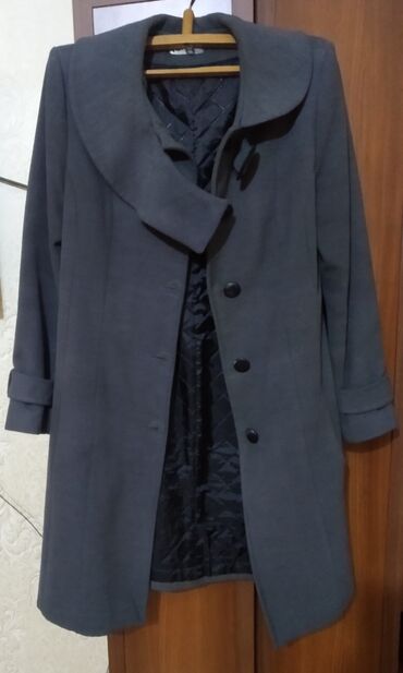 burzhuika s dukhovkoi: Пальто 2XL (EU 44), цвет - Серый