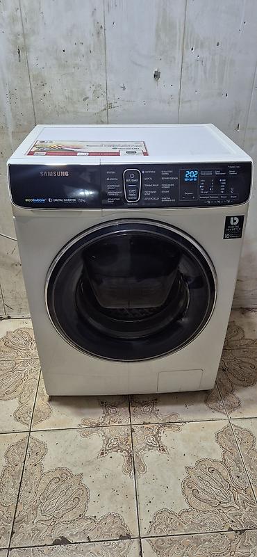 sireceken masin: Paltaryuyan maşın Samsung, 7 kq, İşlənmiş, Avtomat, Qurutma var, Ödənişli çatdırılma — 1