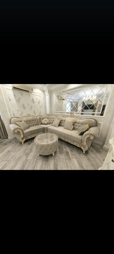 Divan və kreslo dəstləri: Yeni, Divan, 2 kreslo, Bazalı, Açılan — 5