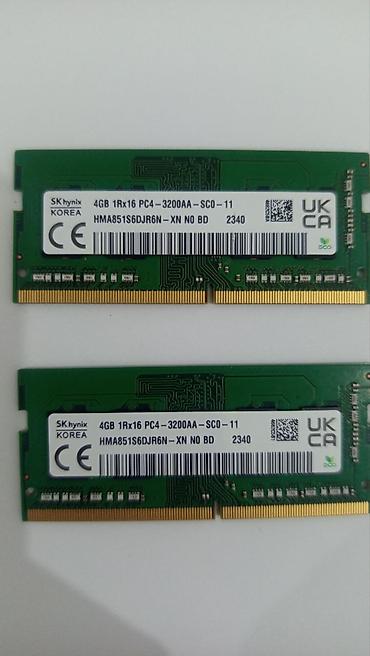 2 gb: ОЗУ для ноутбука SO-DIMM 8 ГБ (набор 4 ГБ + 4 ГБ), DDR4, 3200 МГц - — 3