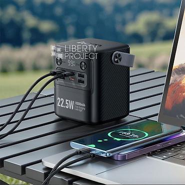 power case: 🔋 Power Bank HOCO J152 Tough — 80000mAh, PD 22.5W (Black) Сверхмощный — 2