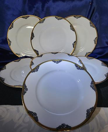 Ostali antikviteti: Tanjiri 1902g +,Kgl.Priv.Tettau.Nemacka. Nemacki deseetni tanjiri — 2