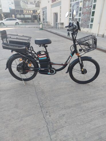 Velosiped ehtiyyat hissələri: İşlənmiş Elektrik velosipedi 24", 350-500 Vt