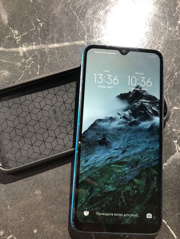 сотовые телефоны бишкек цены: Redmi, Redmi 9C, Б/у, 64 ГБ, цвет - Синий, 1 SIM, 2 SIM