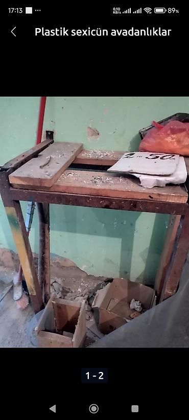 ручной гибочный инструмент: Plastik sex üçün avadanlıqlar və iş masaları . - Metal karkaslı uzun — 3