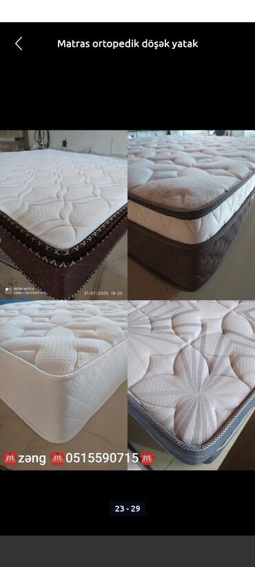 Matraslar: Yeni, Ortopedik matras, İki nəfərlik — 9