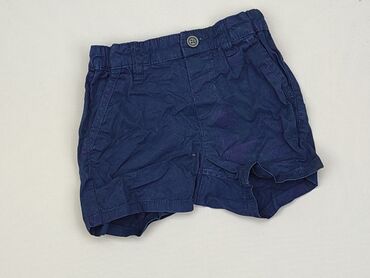szorty z wysokim stanem jeans: Shorts, H&M Kids, 9-12 months, condition - Good