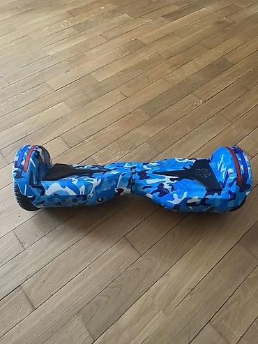 Giroskuterlər: Özünü tarazlayan elektrikli skuter (hoverboard) – mavi kamuflyaj — 2