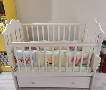 Детские односпальные кровати: Детская односпальная кровать, Б/у, Для девочки, Для мальчика, С матрасом, Дерево, Самовывоз — 10