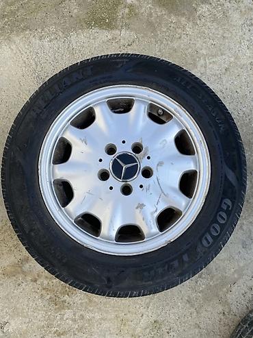 teker 15 lik: İşlənmiş Disk təkər Mercedes-Benz 195 / 65 / R 15, 5 Boltlu — 4