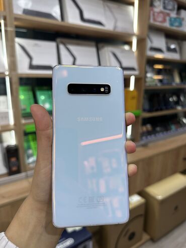 Samsung: Samsung Galaxy S10 Plus, 128 GB, rəng - Ağ