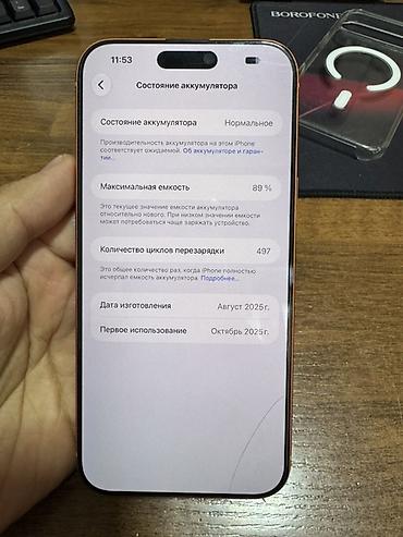 macbook pro 2019: IPhone 17 Pro Max, оранжевый цвет корпуса. Объём памяти 1,02 ТБ — 2