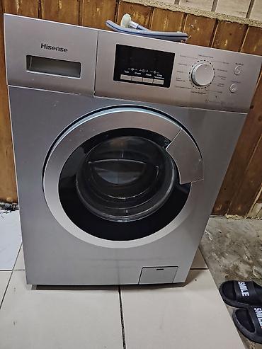 hisense wf519043bbfs: Paltaryuyan maşın Hisense, 6 kq, İşlənmiş, Avtomat, Qurutma var — 1