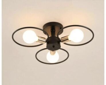 Vazalar: Çılçıraq, 3 lampa, Metal