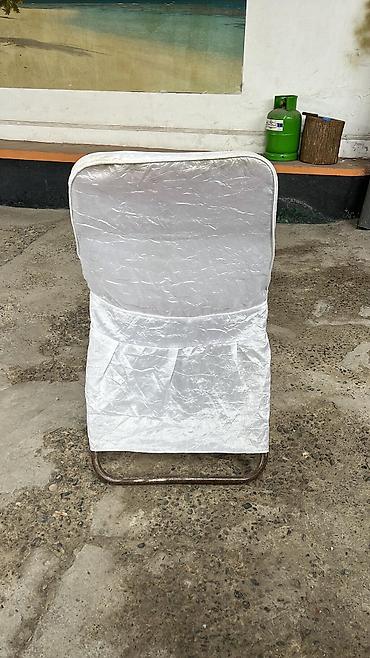 Mebel: Metal karkaslı qatlanan stul - Material: möhkəm metal çərçivə, yumşaq — 2