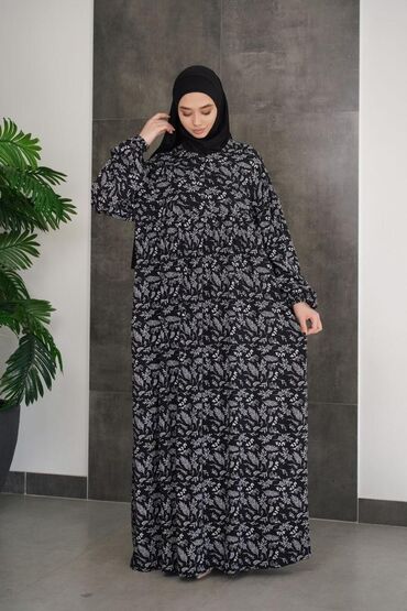 ансари хиджаб: Күнүмдүк көйнөк, Made in KG, Жай, Узун модель, Штапель