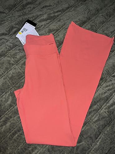 vikend torba: NIKE Zenvy Rib Women's High-Waisted Flared Leggings vel. S NOVO HJ — 7