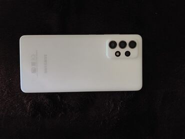 a21es işlənmişi: Samsung Galaxy A52, 128 ГБ, цвет - Белый, Сенсорный, Отпечаток пальца, Две SIM карты
