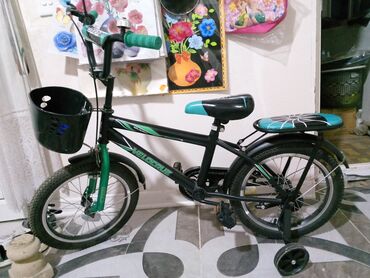 velosiped 3 təkərli: Dörd təkərli Uşaq velosipedi Velocruz, 18", sürətlərin sayı: 1