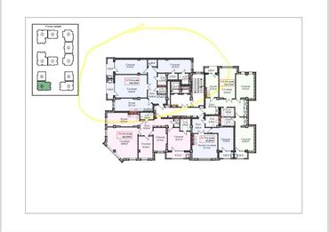 квартира 300: 3 комнаты, 141 м², Элитка, 11 этаж, ПСО (под самоотделку)