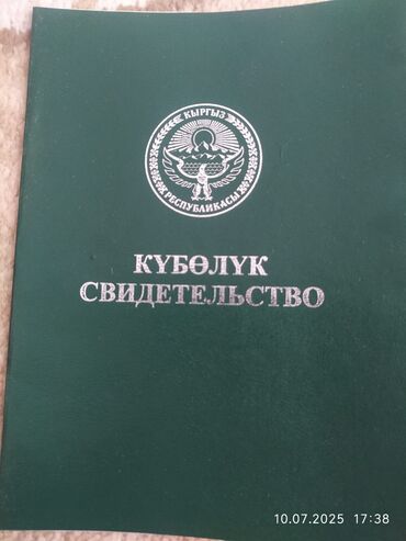 продается орошаемая земля в жайылско районе алтыр будёновка 5 40 гектар цена договорная с довой проблем нету оформление сразу: 4200 соток, Для сельского хозяйства