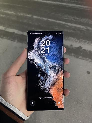 iphone x xs: Samsung Galaxy S22 Ultra, 256 GB, rəng - Qara, Barmaq izi, Simsiz şarj, Face ID — 1