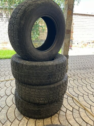 Шины: Комплект из четырех шин размером P285/70R17. Эти шины M+S подходят для