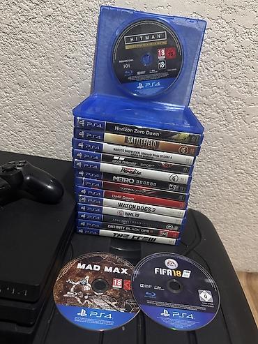 plastation: Ps 4 pro 1tb + 50 игр + два джойстика. Ps 4 pro не греется, не шумит — 8