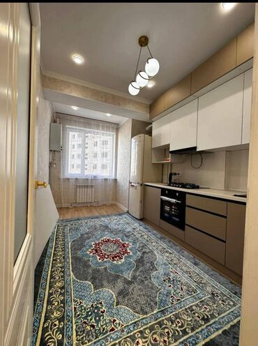 советская бокомбаева: 2 комнаты, 52 м², Элитка, 5 этаж, Евроремонт