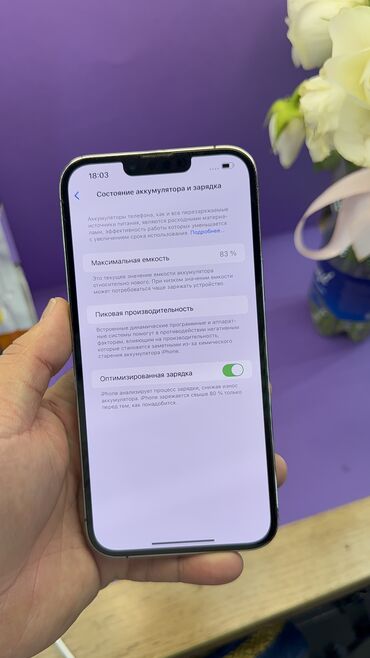 Apple iPhone: IPhone 13 Pro Max, Б/у, 256 ГБ, 83 % — 12