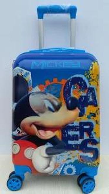 Rančevi, torbe i koferi: Dečiji kofer na točkiće – motiv Mickey Mouse - Tvrda školjka sa — 20