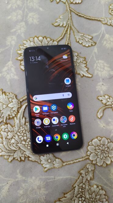 телео: Poco M3, Б/у, 128 ГБ, цвет - Синий, 2 SIM