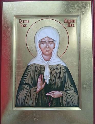 Портреты: Иконы писанные : Св. Блаженная Матрона Московская Св. Ангел Хранитель — 2