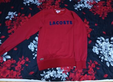Кастрюли: Мужская толстовка, Lacoste, S (EU 36), цвет - Красный