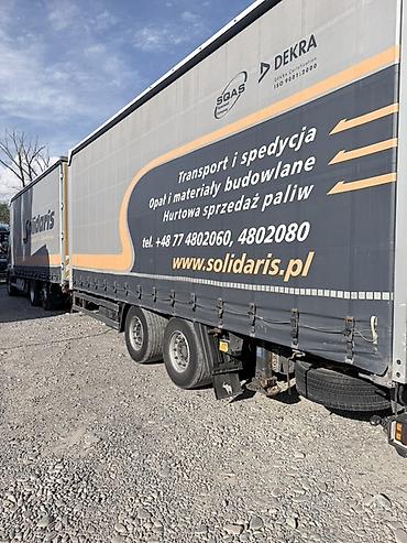 вольво тандем: Прицеп, Schmitz Cargobull, Шторный, от 12 т, Б/у — 1