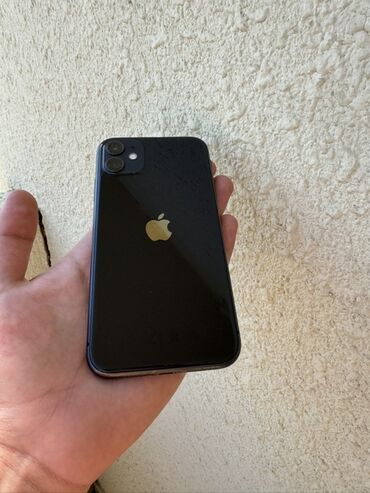 Apple iPhone: IPhone 11, 128 GB, Qara, Zəmanət, Simsiz şarj, Face ID