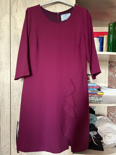 платье двойка с рубашкой: Вечернее платье, Классическое, XL (EU 42)