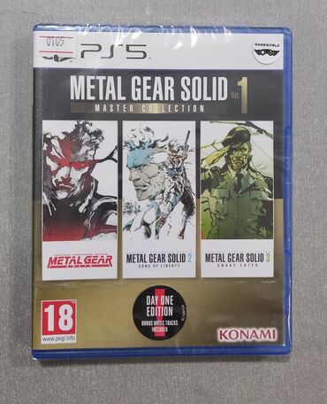gear 2: Playstation 5 üçün metal gear solid master collection vol1 oyun diski