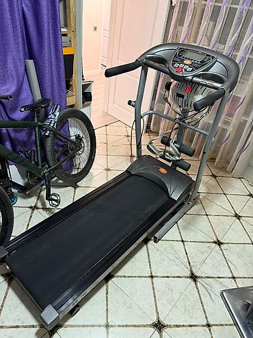 qaçış trenajoru: Trenajor 350 azn. Yaxsi veziyyetdedir. 100 kiloya qederdir. Massajoru — 1