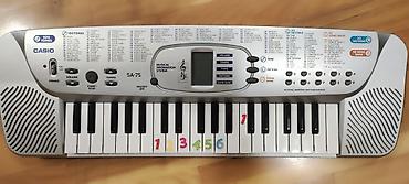 Casio SA-75 mini sintezator - 37 klavişli kompakt klaviatura ki lalafo.az -da Casio SA-75 mini sintezator - 37 klavişli kompakt klaviatura ki