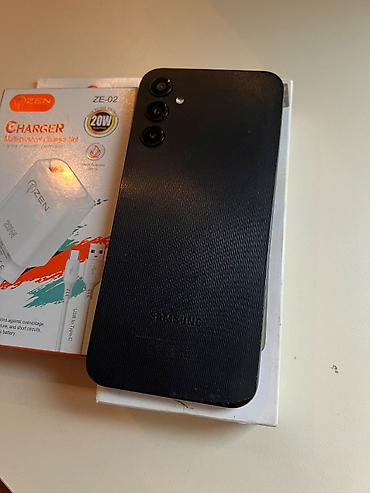 samsunq a21: Samsung Galaxy A14, 128 GB, rəng - Qara, Sensor, Face ID — 10