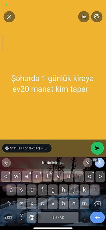 ev alqi satqisi kirayesi: 1 otaqlı — 1