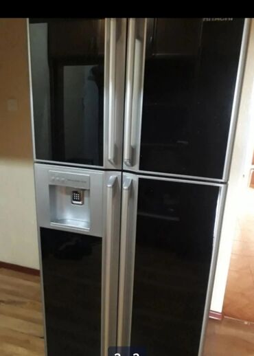 soyuducu alisi: Б/у 4 двери Hitachi Холодильник Продажа, цвет - Черный