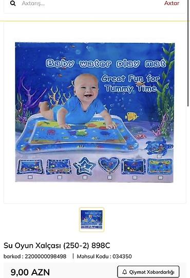 oyuncağlar: Su Oyun Xalçası (Baby Water Play Mat) PULSUZ Ushaq boyuyub artiq yer — 1