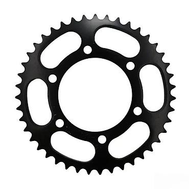 polar forester pro: Zadnji lančanik za motocikl/bicikl - Materijal: čelik, crno lakiran — 1