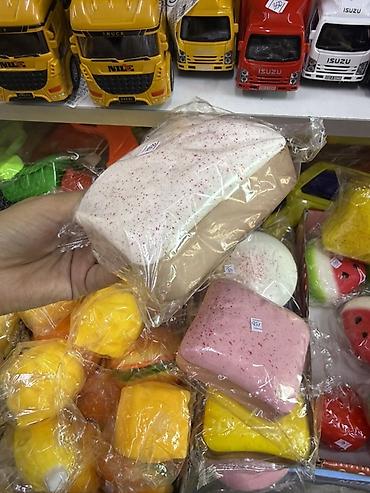 вертолетик в машину: Антистресс-игрушки Squishy «Еда» - Мягкие сквиши в виде еды: ломтики — 2