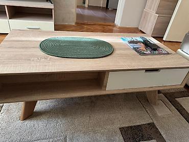 Ugaone garniture: KOMPLETNA DNEVNA SOBA Ugaona, tv komoda, dve police i sto. - — 16